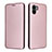 Custodia Portafoglio In Pelle Cover con Supporto L06Z per Xiaomi Poco C51 Oro Rosa