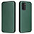 Custodia Portafoglio In Pelle Cover con Supporto L06Z per Xiaomi Poco M5S Verde