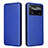 Custodia Portafoglio In Pelle Cover con Supporto L06Z per Xiaomi Poco X4 Pro 5G Blu