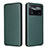 Custodia Portafoglio In Pelle Cover con Supporto L06Z per Xiaomi Poco X4 Pro 5G Verde