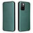 Custodia Portafoglio In Pelle Cover con Supporto L06Z per Xiaomi Redmi 10 (2022) Verde