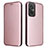 Custodia Portafoglio In Pelle Cover con Supporto L06Z per Xiaomi Redmi 11 Prime 4G Oro Rosa