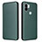 Custodia Portafoglio In Pelle Cover con Supporto L06Z per Xiaomi Redmi A1 Plus Verde