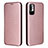 Custodia Portafoglio In Pelle Cover con Supporto L06Z per Xiaomi Redmi Note 10 5G Oro Rosa