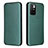 Custodia Portafoglio In Pelle Cover con Supporto L06Z per Xiaomi Redmi Note 11 4G (2021) Verde