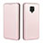 Custodia Portafoglio In Pelle Cover con Supporto L06Z per Xiaomi Redmi Note 9S Oro Rosa