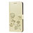 Custodia Portafoglio In Pelle Cover con Supporto L07 per Huawei Honor V10 Lite Oro