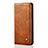 Custodia Portafoglio In Pelle Cover con Supporto L07 per Huawei Nova 6 SE Arancione