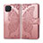 Custodia Portafoglio In Pelle Cover con Supporto L07 per Oppo A93 Oro Rosa