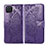 Custodia Portafoglio In Pelle Cover con Supporto L07 per Oppo A93 Viola