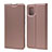 Custodia Portafoglio In Pelle Cover con Supporto L07 per Samsung Galaxy A71 4G A715 Oro Rosa