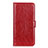 Custodia Portafoglio In Pelle Cover con Supporto L07 per Samsung Galaxy M01 Core Rosso