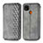 Custodia Portafoglio In Pelle Cover con Supporto L07 per Xiaomi POCO C3 Grigio