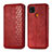 Custodia Portafoglio In Pelle Cover con Supporto L07 per Xiaomi POCO C3 Rosso