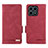 Custodia Portafoglio In Pelle Cover con Supporto L07Z per Huawei Honor X8a 4G Rosso