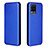 Custodia Portafoglio In Pelle Cover con Supporto L07Z per Realme 8 4G Blu