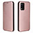 Custodia Portafoglio In Pelle Cover con Supporto L07Z per Realme 8 5G Oro Rosa