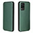 Custodia Portafoglio In Pelle Cover con Supporto L07Z per Realme 8 5G Verde