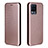 Custodia Portafoglio In Pelle Cover con Supporto L07Z per Realme 8 Pro Oro Rosa