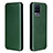 Custodia Portafoglio In Pelle Cover con Supporto L07Z per Realme 8 Pro Verde