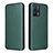 Custodia Portafoglio In Pelle Cover con Supporto L07Z per Realme 9 4G Verde