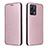 Custodia Portafoglio In Pelle Cover con Supporto L07Z per Realme 9 Pro 5G Oro Rosa