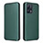 Custodia Portafoglio In Pelle Cover con Supporto L07Z per Realme 9 Pro 5G Verde