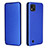 Custodia Portafoglio In Pelle Cover con Supporto L07Z per Realme C20 Blu