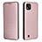 Custodia Portafoglio In Pelle Cover con Supporto L07Z per Realme C20 Oro Rosa