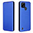 Custodia Portafoglio In Pelle Cover con Supporto L07Z per Realme C21 Blu