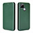 Custodia Portafoglio In Pelle Cover con Supporto L07Z per Realme Q2i 5G Verde