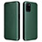 Custodia Portafoglio In Pelle Cover con Supporto L07Z per Realme V11 5G Verde