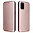 Custodia Portafoglio In Pelle Cover con Supporto L07Z per Realme V11s 5G Oro Rosa