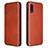 Custodia Portafoglio In Pelle Cover con Supporto L07Z per Samsung Galaxy A02 Rosso