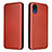 Custodia Portafoglio In Pelle Cover con Supporto L07Z per Samsung Galaxy A03 Core Rosso