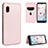 Custodia Portafoglio In Pelle Cover con Supporto L07Z per Samsung Galaxy A20 SC-02M SCV46 Oro Rosa