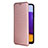 Custodia Portafoglio In Pelle Cover con Supporto L07Z per Samsung Galaxy A22s 5G Oro Rosa