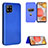 Custodia Portafoglio In Pelle Cover con Supporto L07Z per Samsung Galaxy A42 5G Blu