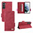 Custodia Portafoglio In Pelle Cover con Supporto L07Z per Samsung Galaxy S23 Plus 5G