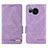 Custodia Portafoglio In Pelle Cover con Supporto L07Z per Sharp Aquos Sense8 Viola