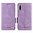 Custodia Portafoglio In Pelle Cover con Supporto L07Z per Sony Xperia Ace III SO-53C Viola