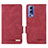 Custodia Portafoglio In Pelle Cover con Supporto L07Z per Vivo iQOO Z3 5G Rosso