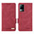 Custodia Portafoglio In Pelle Cover con Supporto L07Z per Vivo V21e 4G Rosso