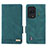 Custodia Portafoglio In Pelle Cover con Supporto L07Z per Xiaomi Black Shark 5 5G Verde