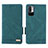 Custodia Portafoglio In Pelle Cover con Supporto L07Z per Xiaomi POCO M3 Pro 5G Verde