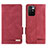 Custodia Portafoglio In Pelle Cover con Supporto L07Z per Xiaomi Redmi 10 (2022) Rosso