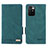 Custodia Portafoglio In Pelle Cover con Supporto L07Z per Xiaomi Redmi 10 4G Verde