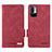 Custodia Portafoglio In Pelle Cover con Supporto L07Z per Xiaomi Redmi Note 10T 5G Rosso
