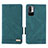 Custodia Portafoglio In Pelle Cover con Supporto L07Z per Xiaomi Redmi Note 10T 5G Verde