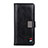 Custodia Portafoglio In Pelle Cover con Supporto L08 per Realme X7 5G Nero